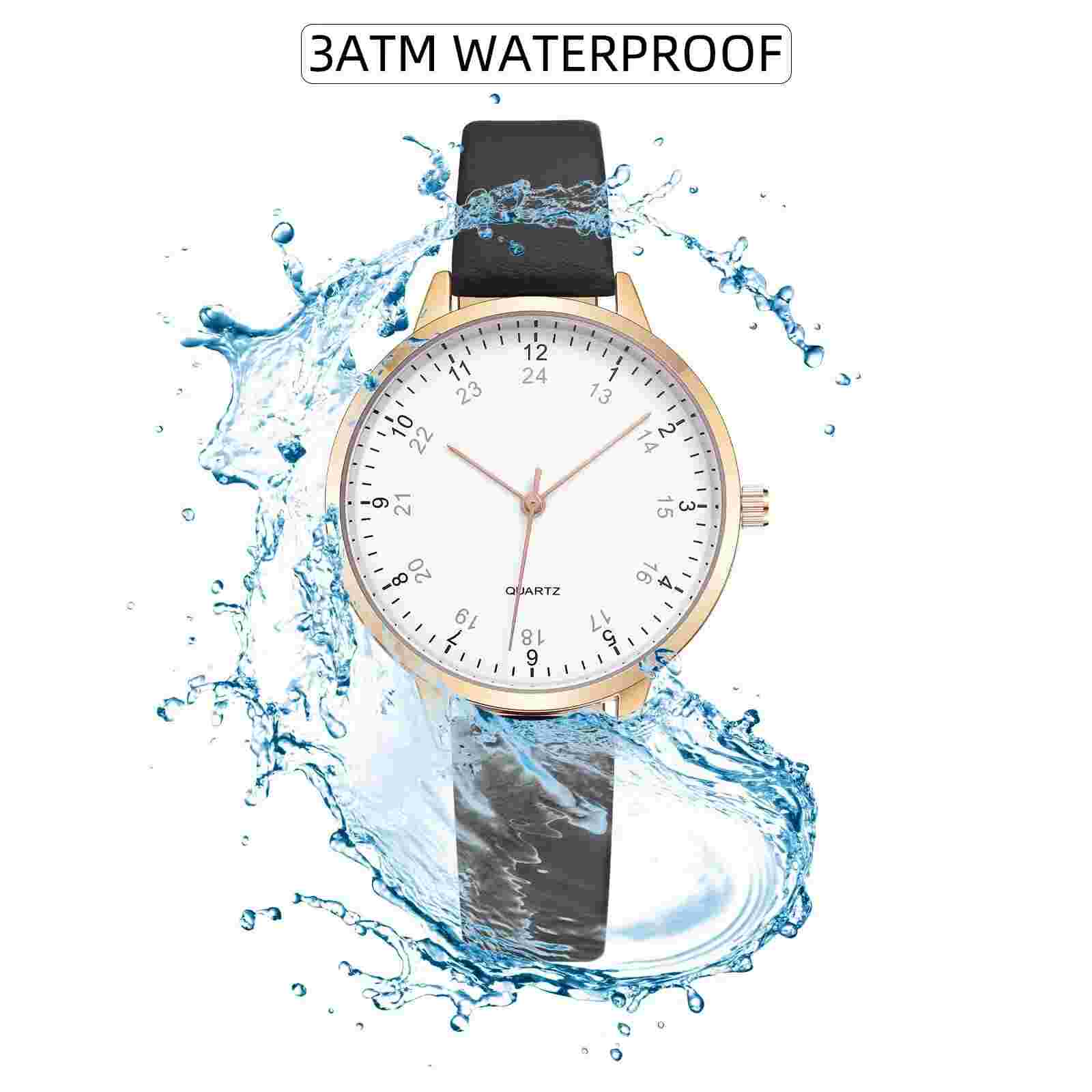 IBSO Women Watches Leather Mesh Strap Round Case Analog Fashion Ladies  Watches