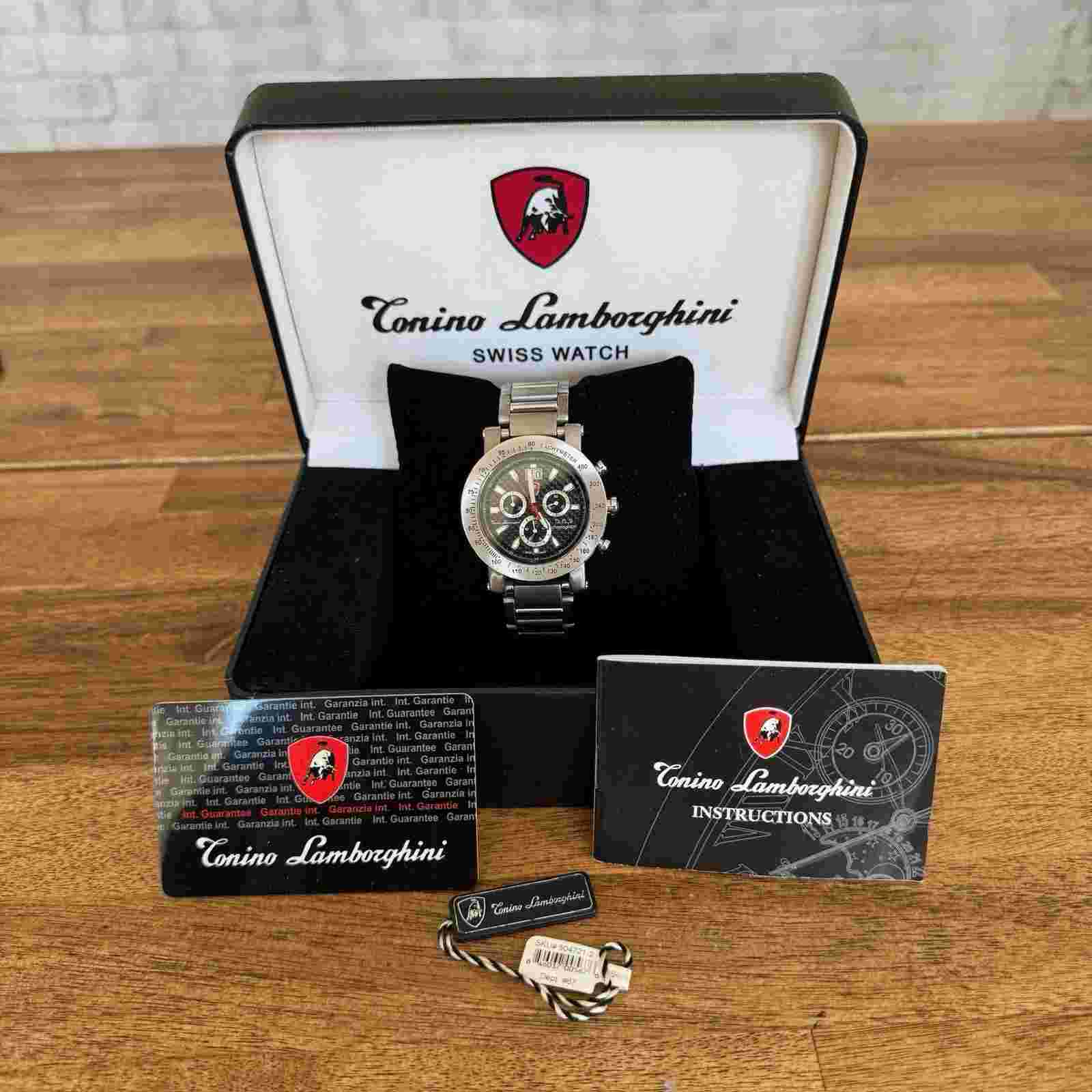 Rare Tonino Lamborghini DC2 54.08 Carbon Fiber Watch