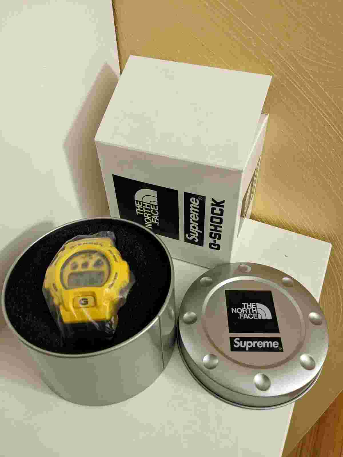 Supreme The North Face G-SHOCK Watch Yellow FW22