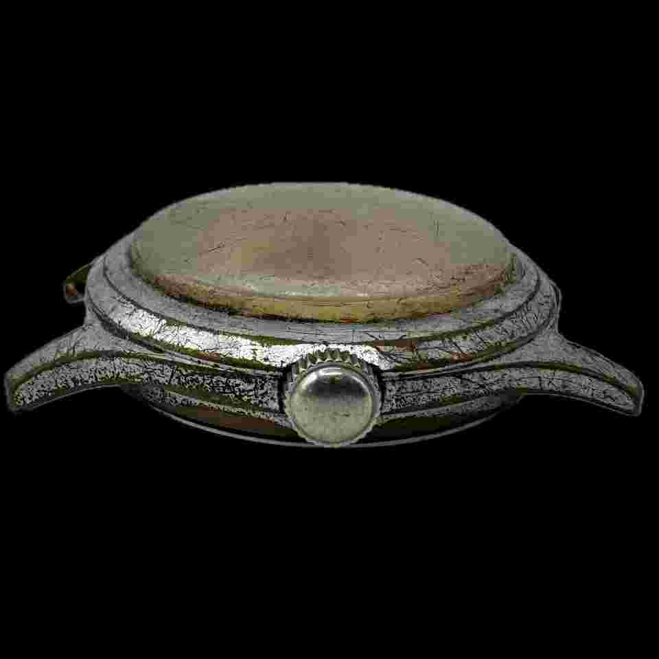 Vintage 32mm Wadsworth Men's Mechanical Wristwatch Swiss Made Steel & Chrome