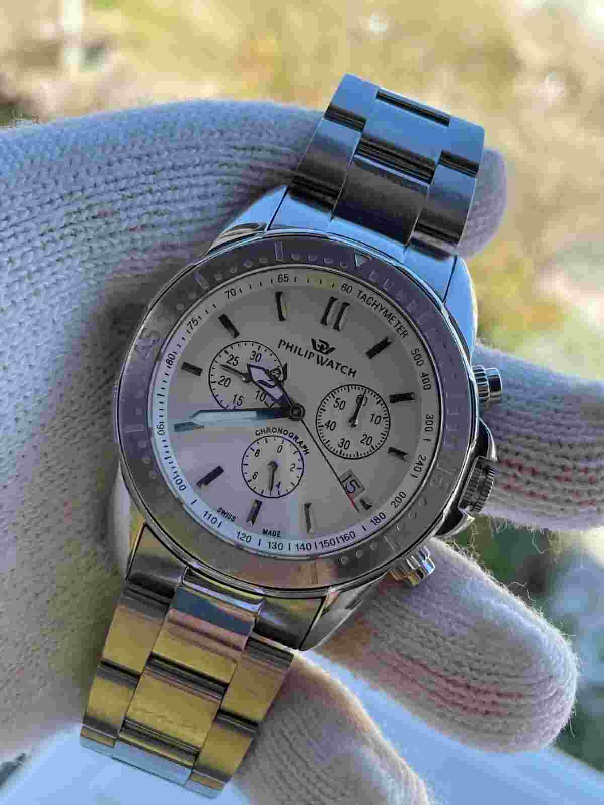 PHILIP WATCH CRUISER 8273694045 CHRONOGRAPH DIVER QUARTZ MENS 43mm SWISS MADE