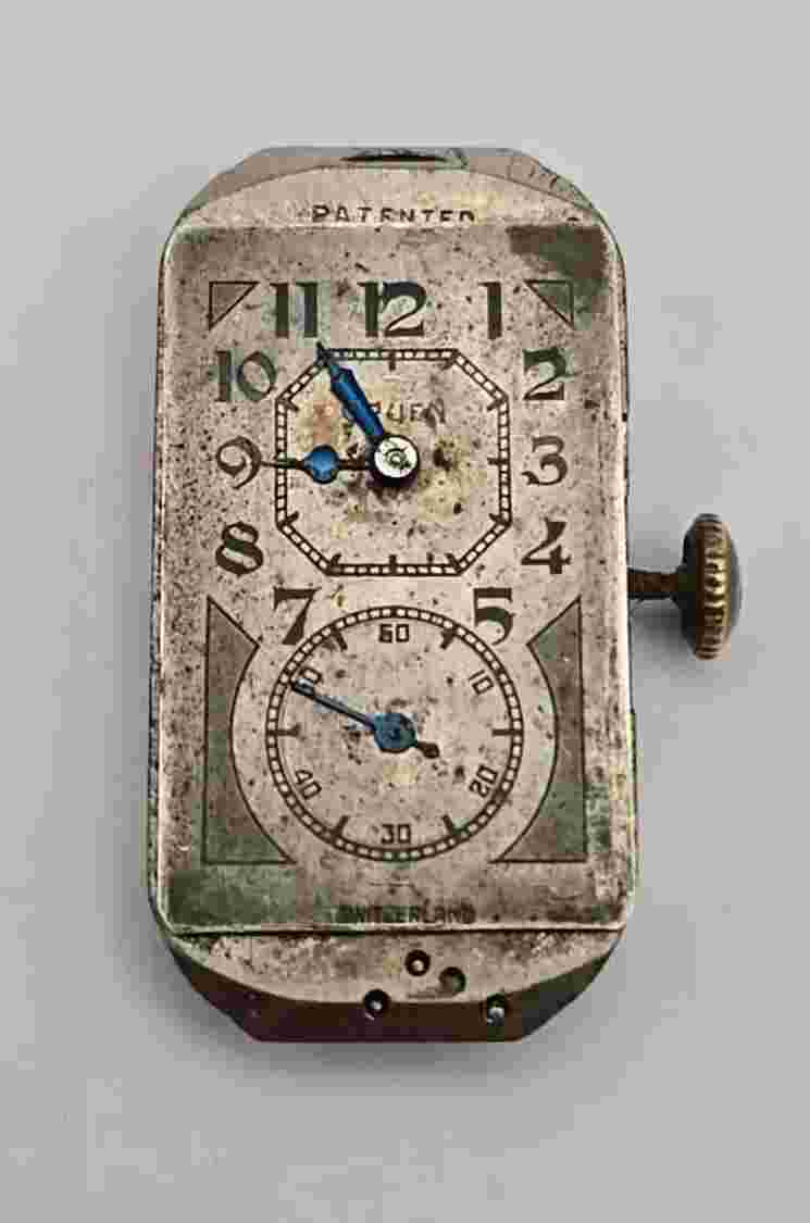 Vintage Gruen Techni-Quadron 877 S Gold Filled Doctors Watch As Is