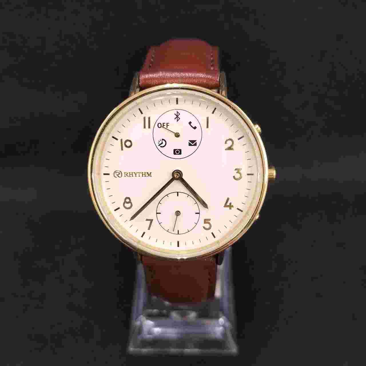 RHYTHM WATCH 9ZR003RH18 N-4FA8 VERYGOOD WRISTWATCH