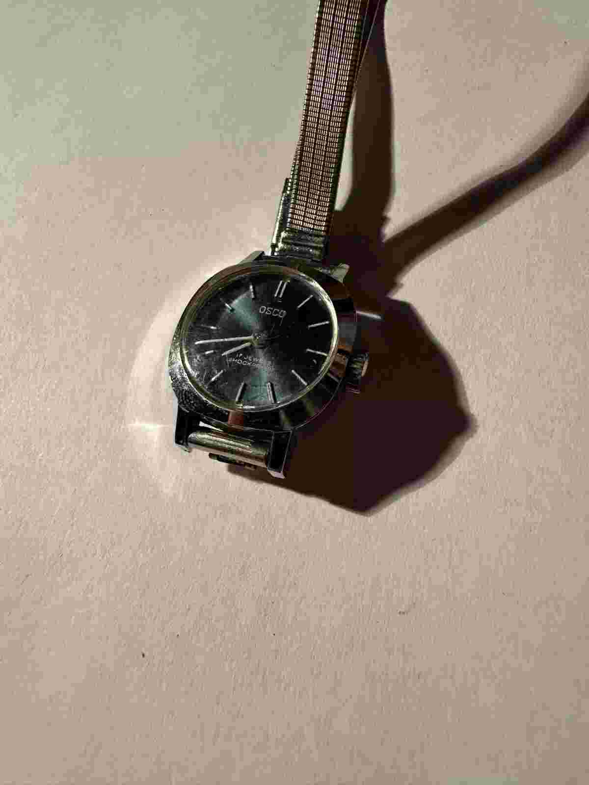 Rare Vintage OSCO 17 Jewels Women's Watch Working Special Strap