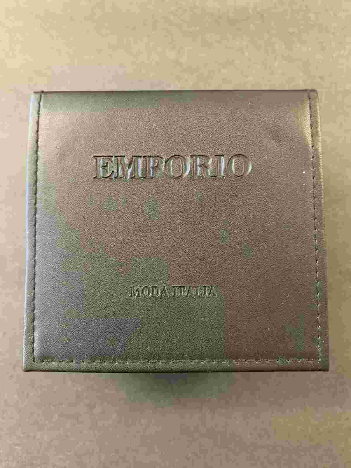 EMPORIO MODA ITALIA AUTHENTIC ELEGANT WATCH 1359 W/ GENUINE LEATHER STRAP 81921