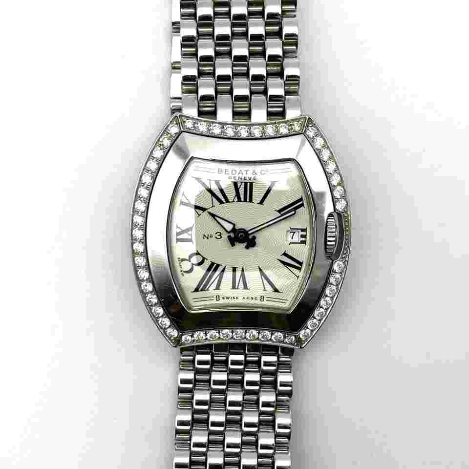 Bedat&Co Analog Quartz Women Beautiful, Rare, Working Bedat & Co. No.3 334 Diamo