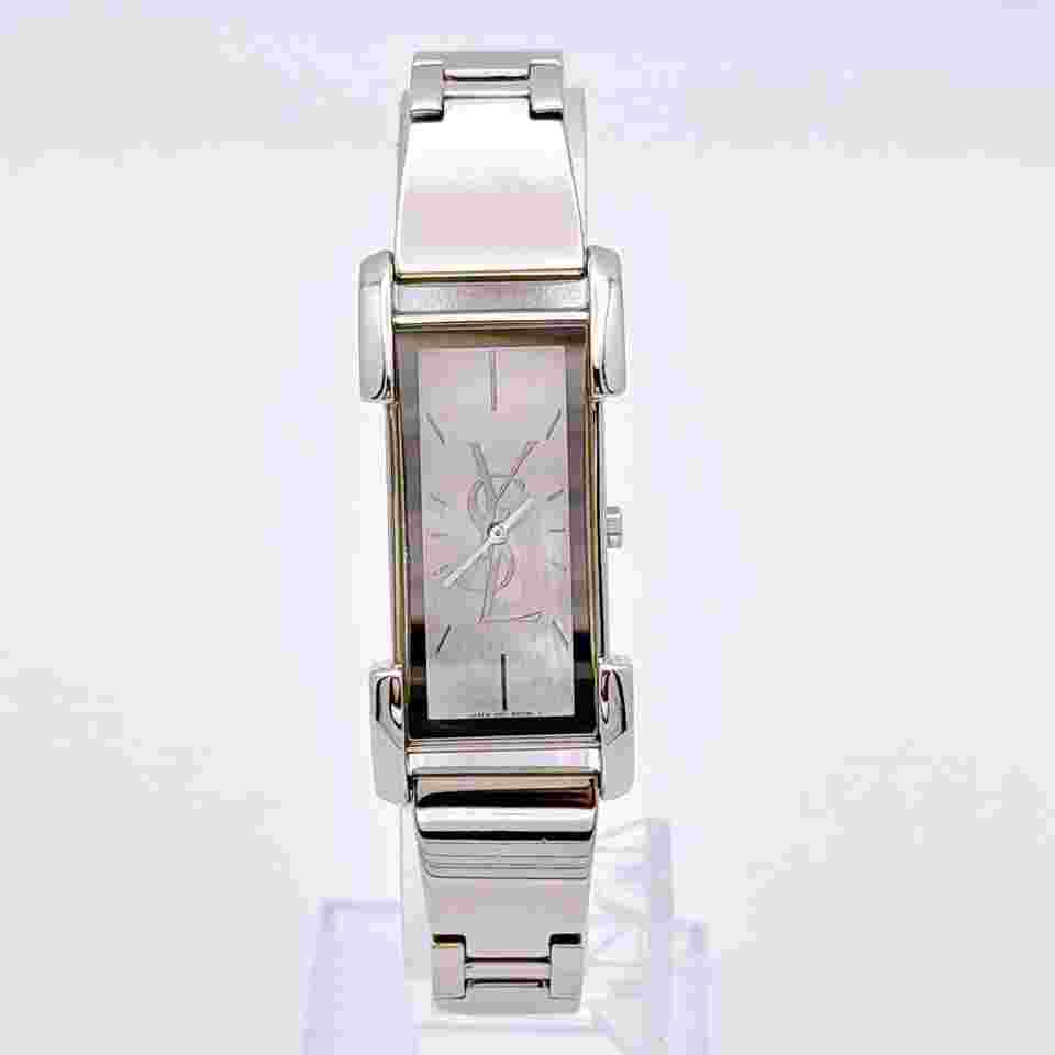 Yves Saint Laurent Silver Quartz Women's Watch 38mm Analog Stainless Steel