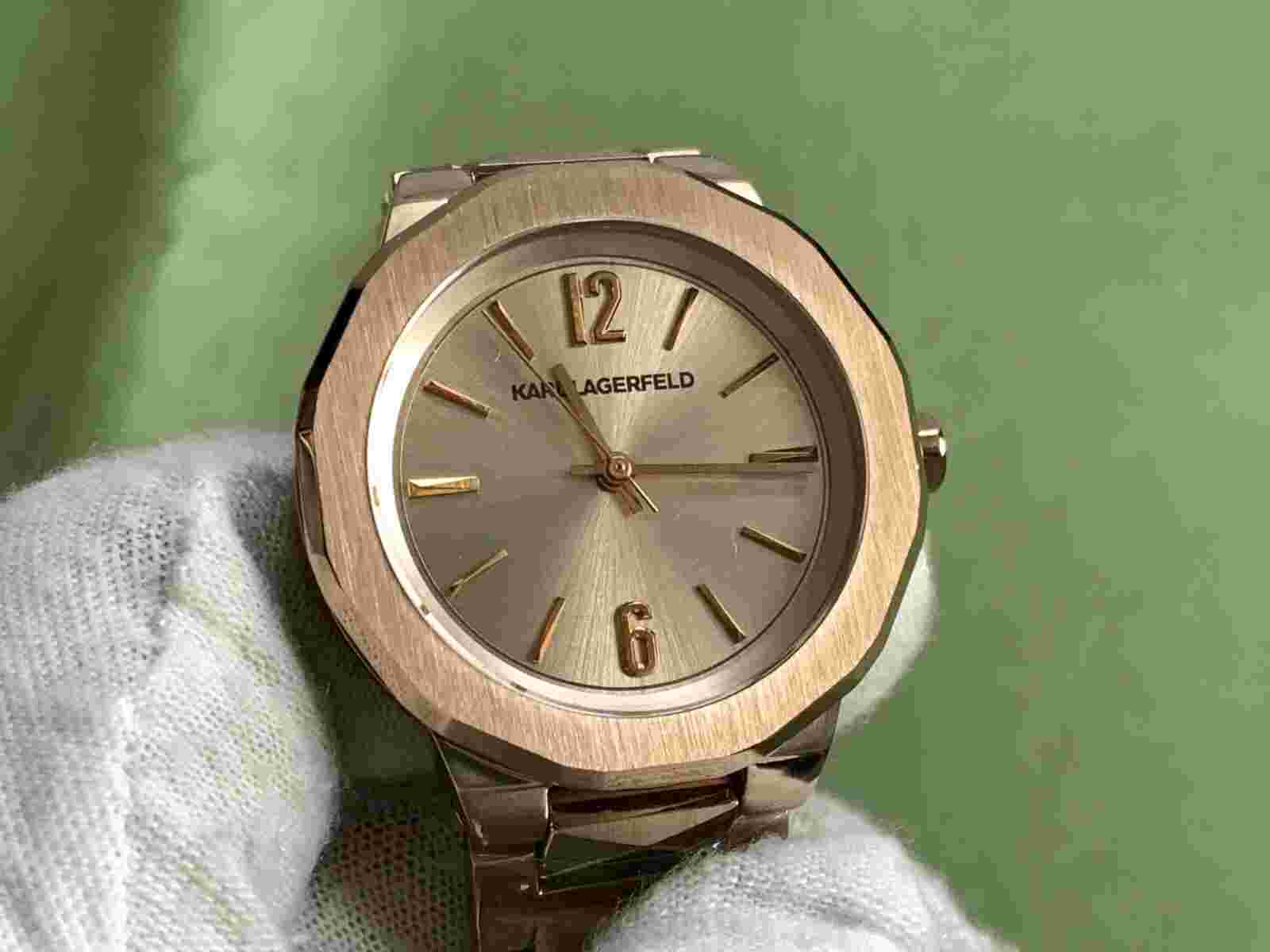KARL LAGERFELD KL-3404 Copper Tone Dial 10 ATM Copper S/S QUARTZ WOMEN'S WATCH