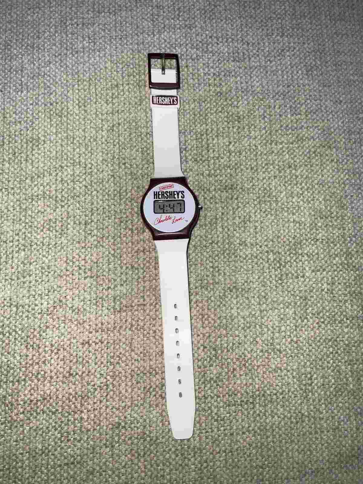 Certified Hershey's Chocolate Lover Digital Wristwatch - Vintage 1988