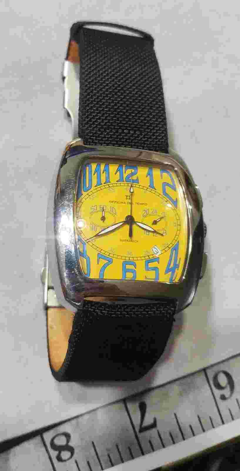 Like New Italy Made Officina Del Tempa Men's Quartz Wristwatch