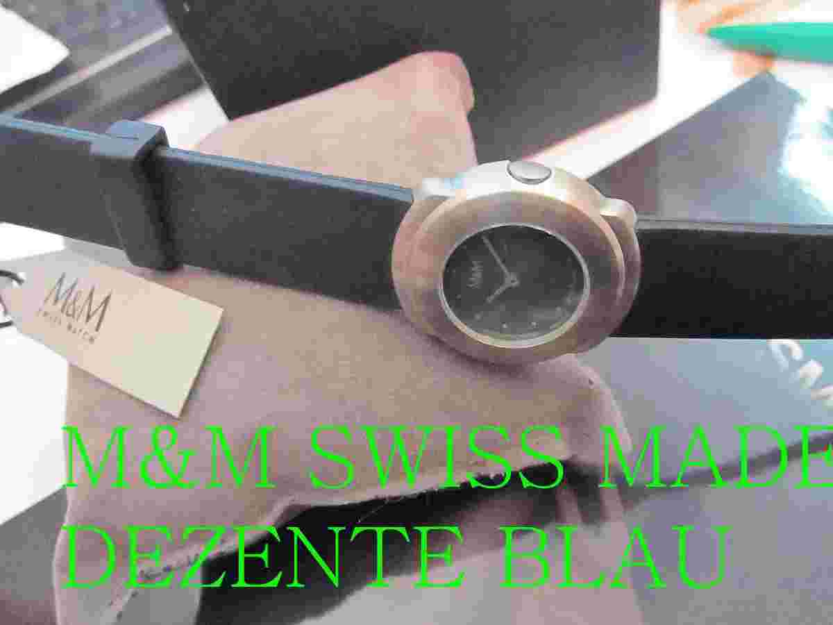 Women's Watch Plum Design MM Swiss Made Stainless Steel Rubber Band 5414 M&M