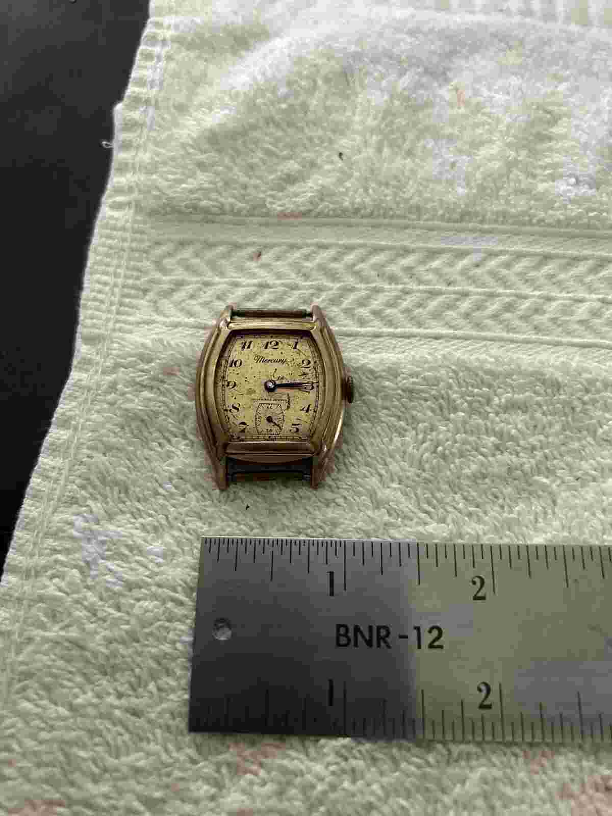 Vintage Mercury Watch 17 Jewels Gotham Watch CO.