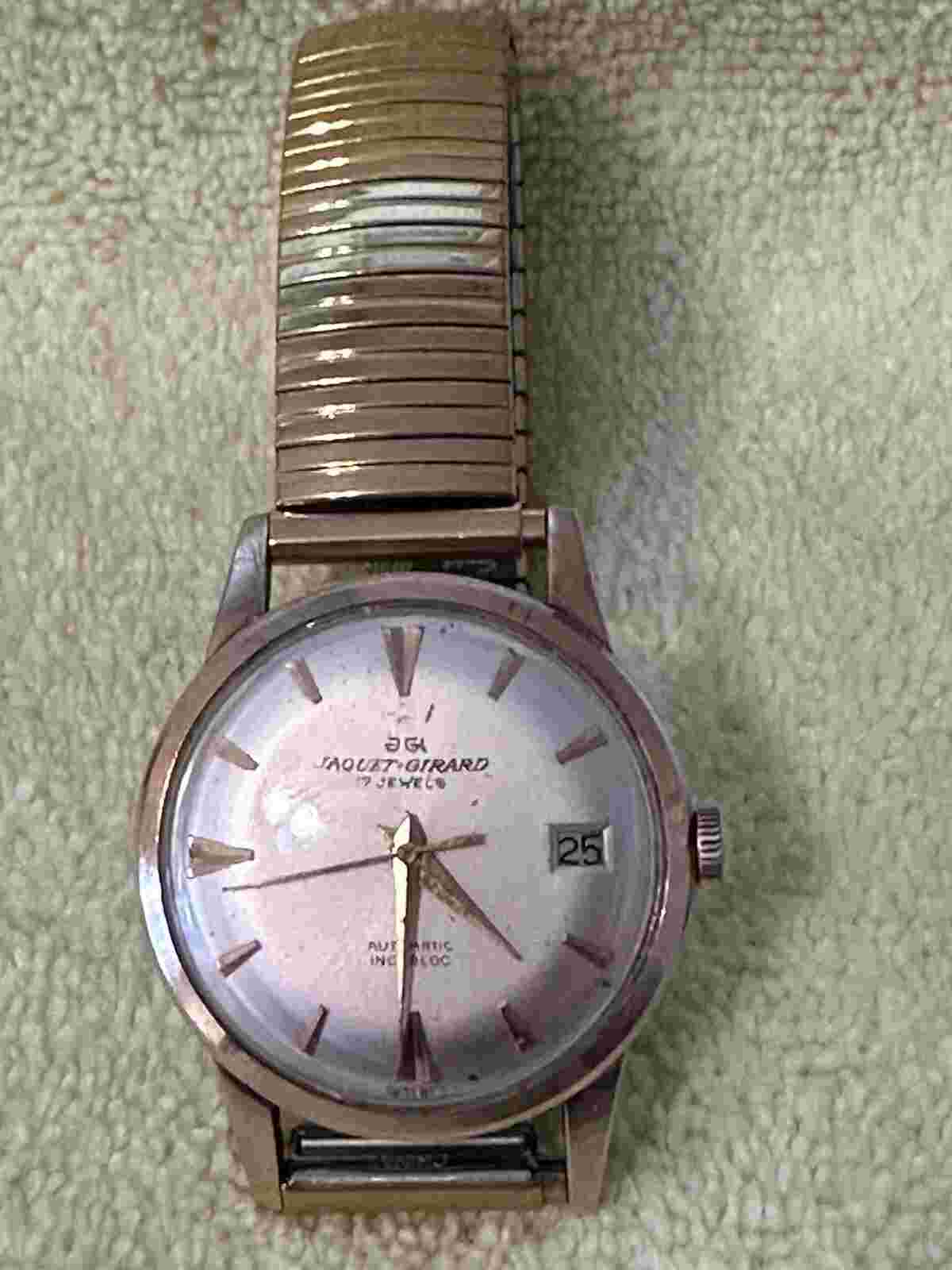Jaquet Girard Watch Vintage + Speidel watch band