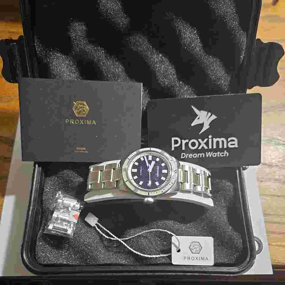 Proxima Automatic Watch with Aventurine Dial
