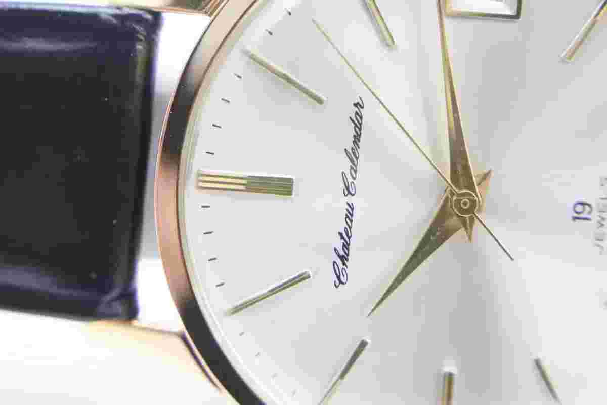 Analog Wristwatch Chateau Calendar 19Jewels 1963 20 Microns F.G.P. 3763426 30053