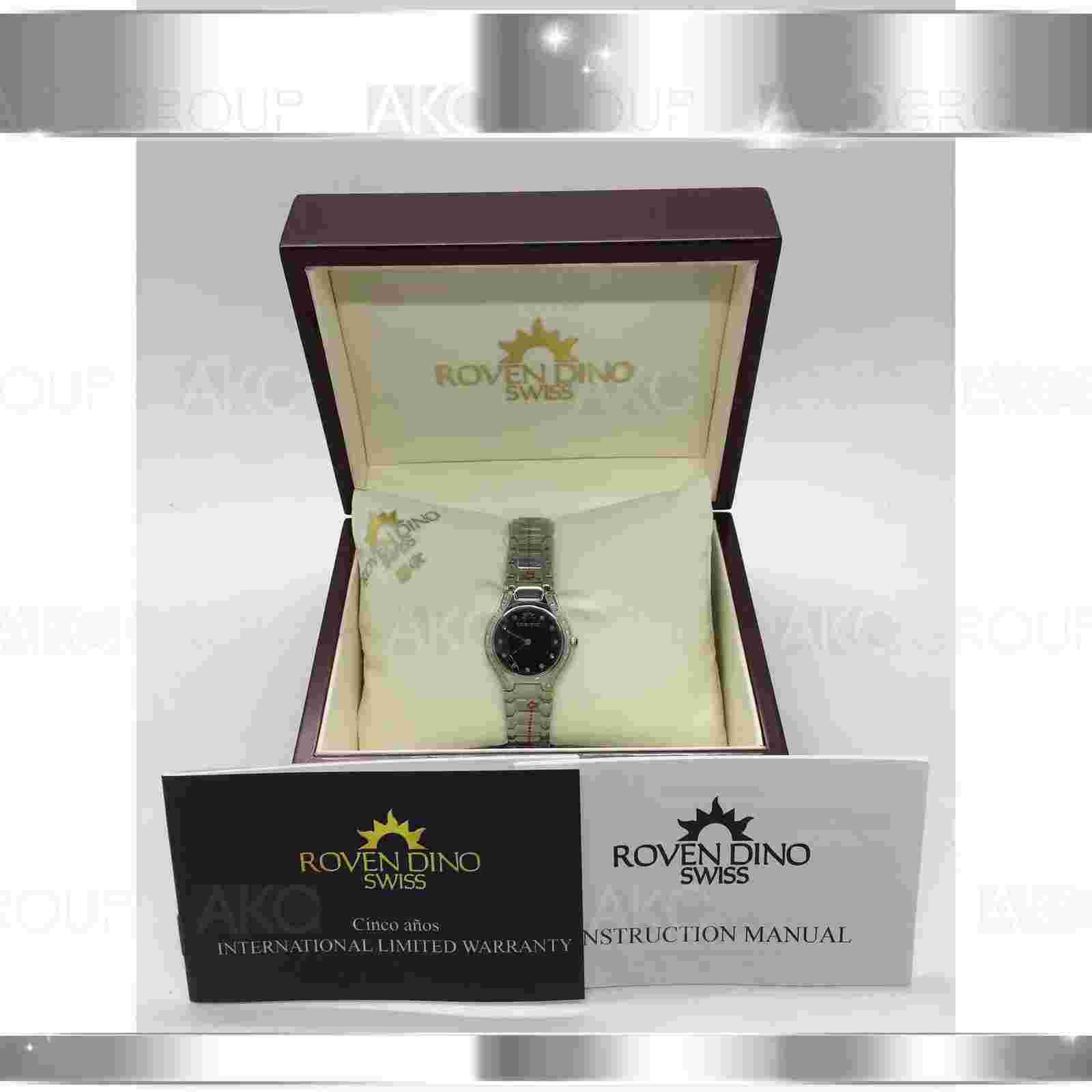 Roven Dino Capri Diamond 2019PDR029 Stainless Steel Swiss Movet Womens Watch