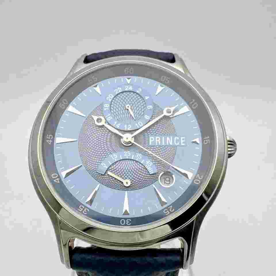 Prince Automatic Blue Dial Men's Watch Mechanical Date Cleaned Working