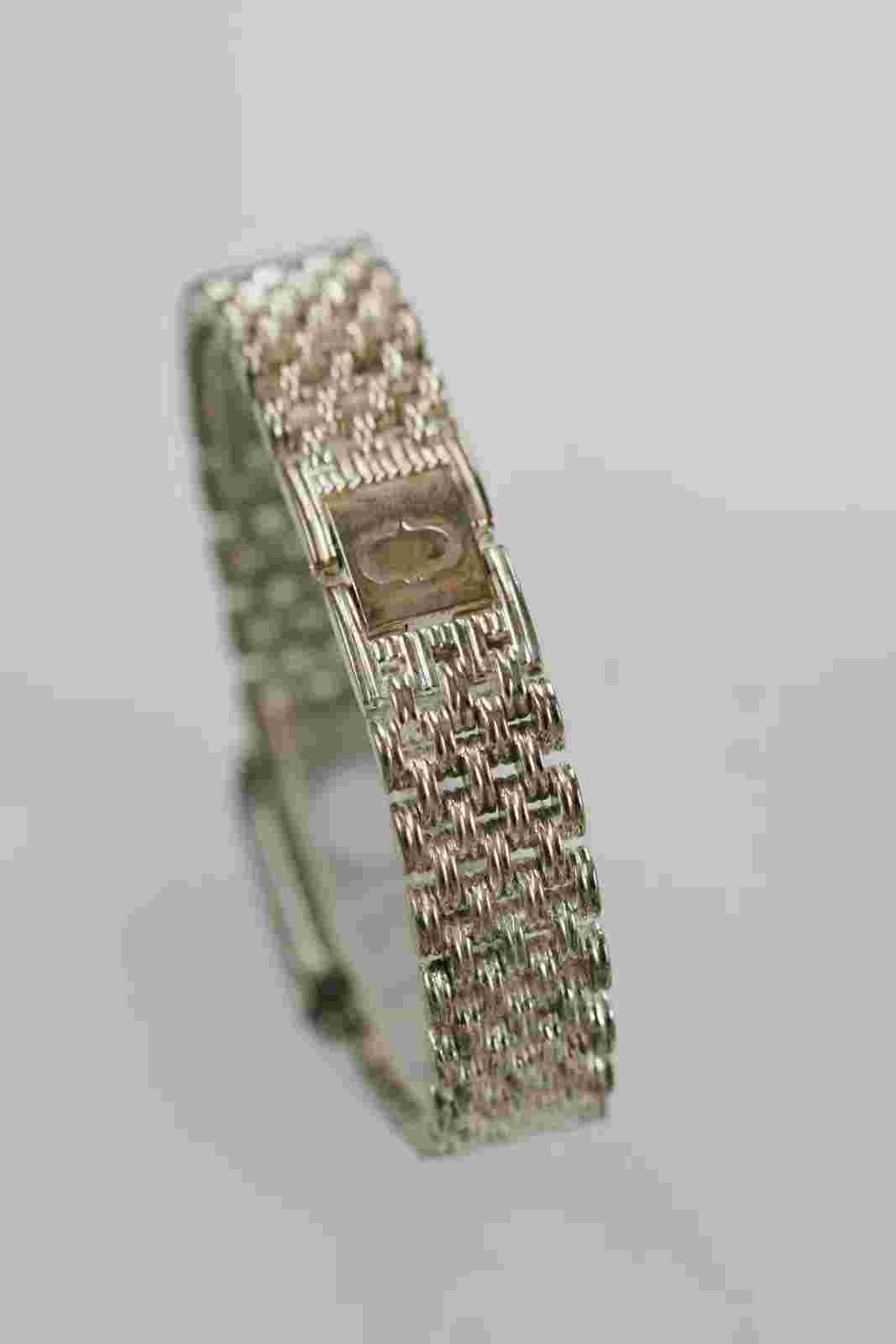 Charles Delon Watch Women Retro Stainless Silver Water Resistant White Quartz