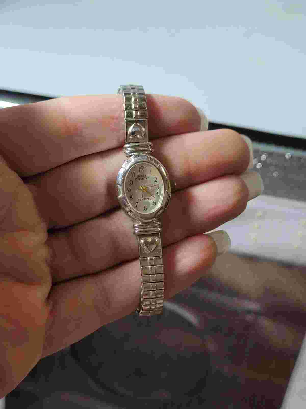 Sarah Coventry Supreme LSS050 Quartz Ladies Watch Sz. 6 1/4" Flex Band New Batt