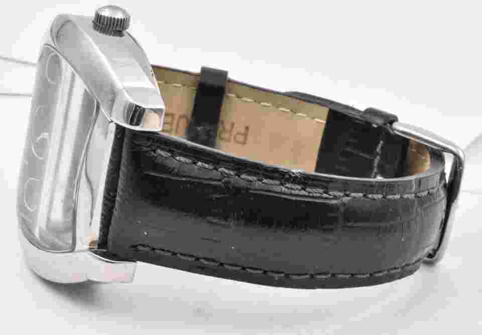 Estate PRAGUE Automatic BIG Tonneau Unisex Wrist Watch Running 24 hour indicator