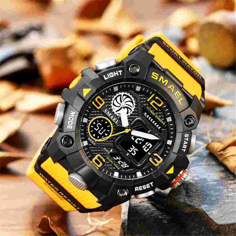 SMAEL Watch Men Brand Military Digital LED Wristwatch Outdoor Boys Sport Watches