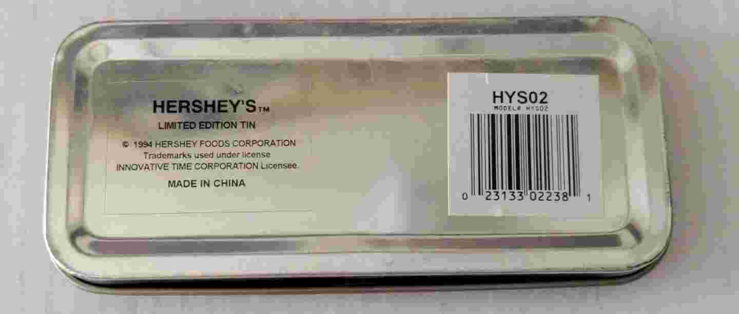 Hershey's Chocolate Limited Edition Watch in Original Tin 100th Anniversary