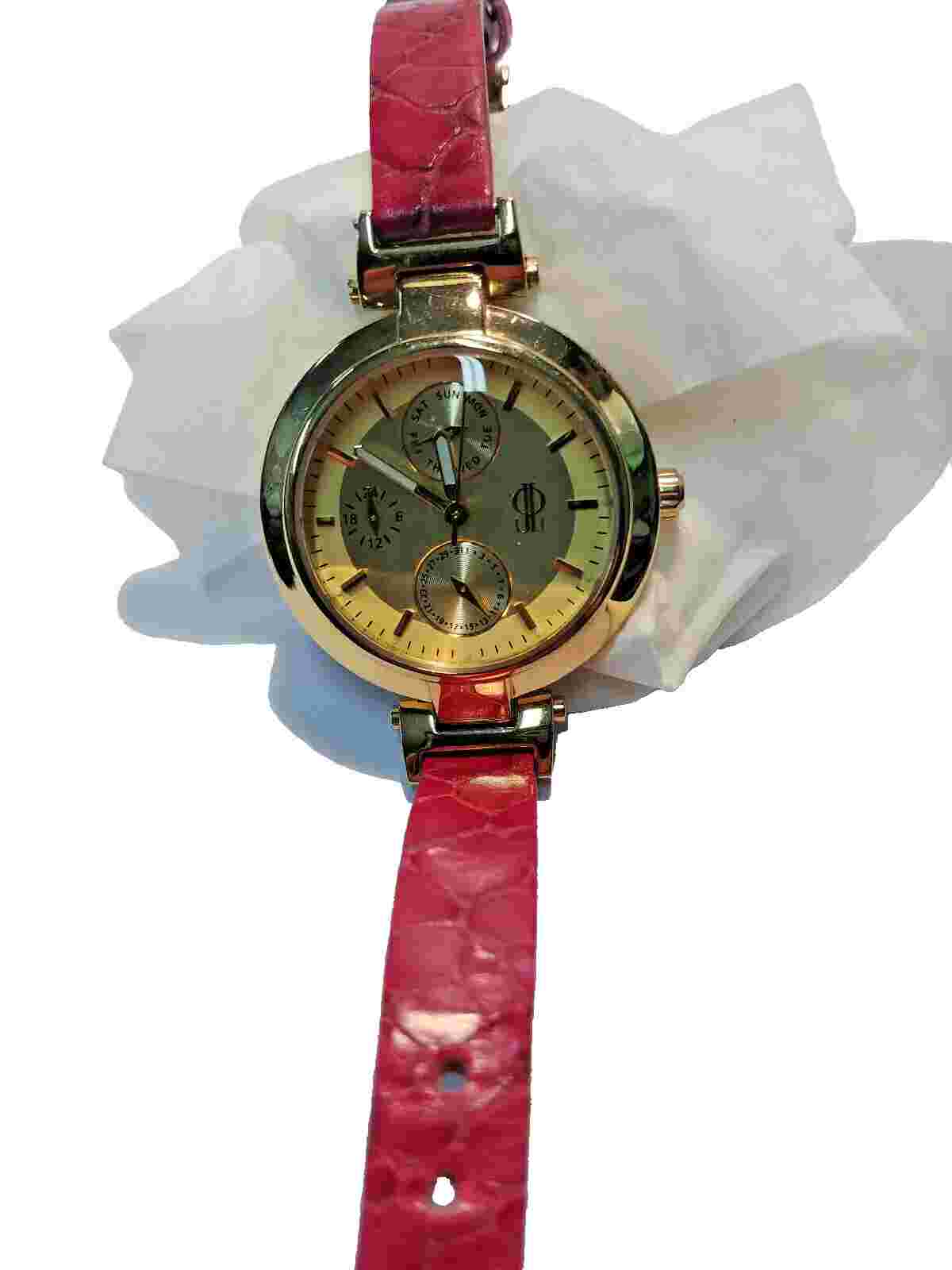 Jennifer Lopez FMDJL516 pink band watch