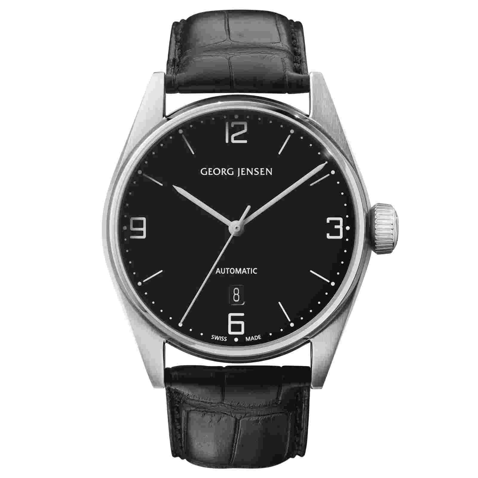 Georg Jensen Mens Automatic Mechanical Watch W. Date # 395 David Chu.