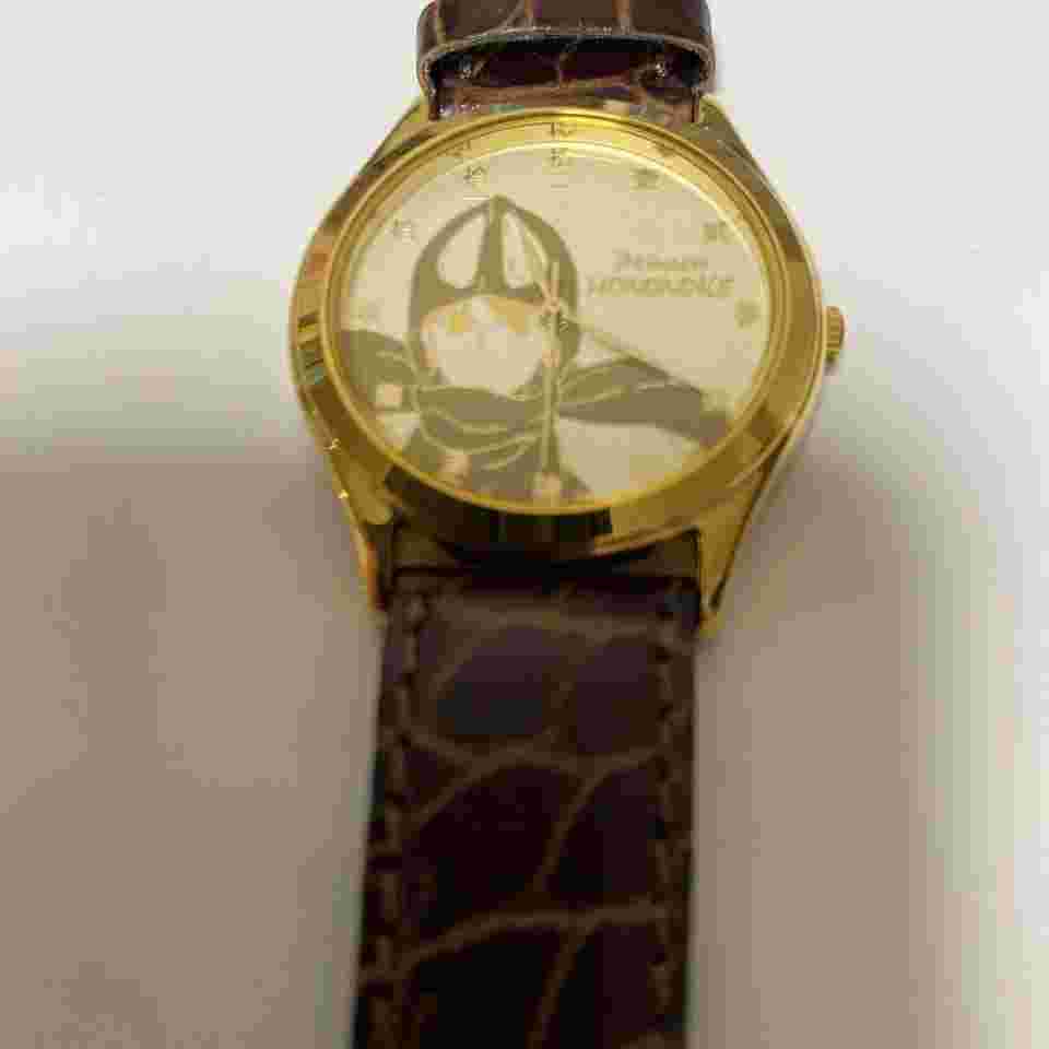 Studio Ghibli Princess Mononoke Ashitaka Model Used Watch Brown Leather Strap