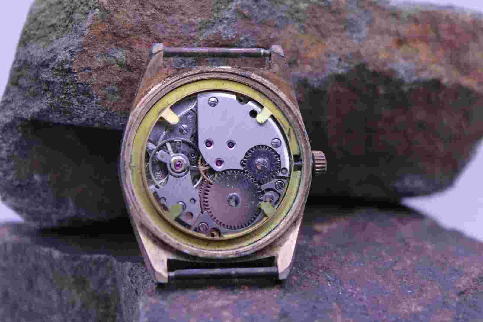 PRINCE 17j 140-1B FF MEN'S WRIST WATCH 33.6x40.5mm 18.8mm LUG FOR REPAIR (A24)