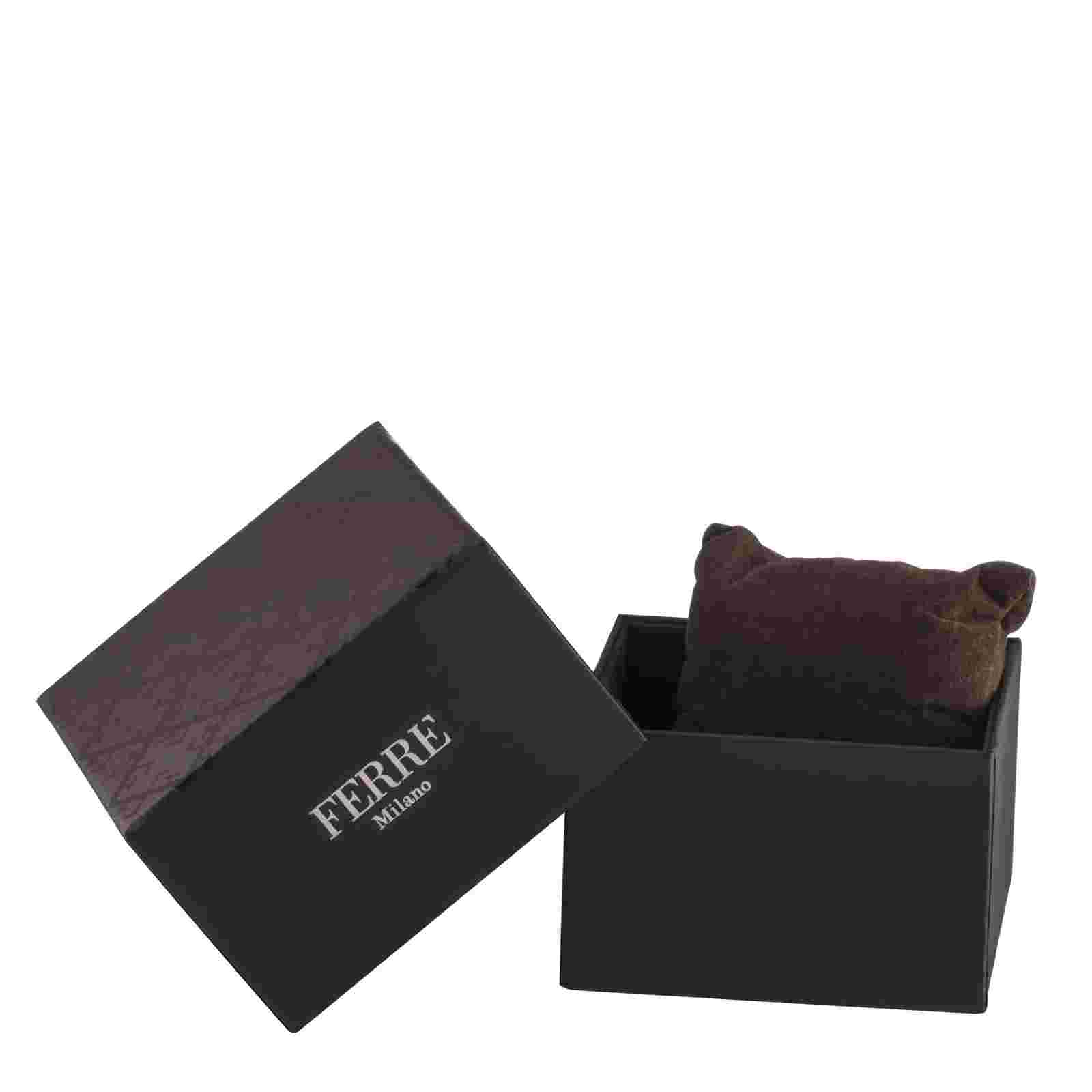 Ferre Milano Men's FM1G085M0051 White Dial Stainless Steel Date Wristwatch