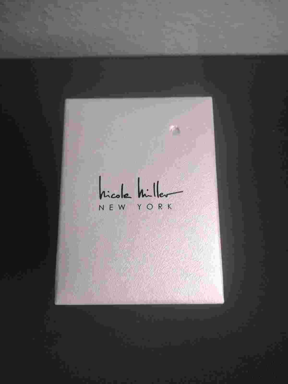 Nicole Miller Womens Gold tone Watch Stainless  Steel Band Strap  Watch