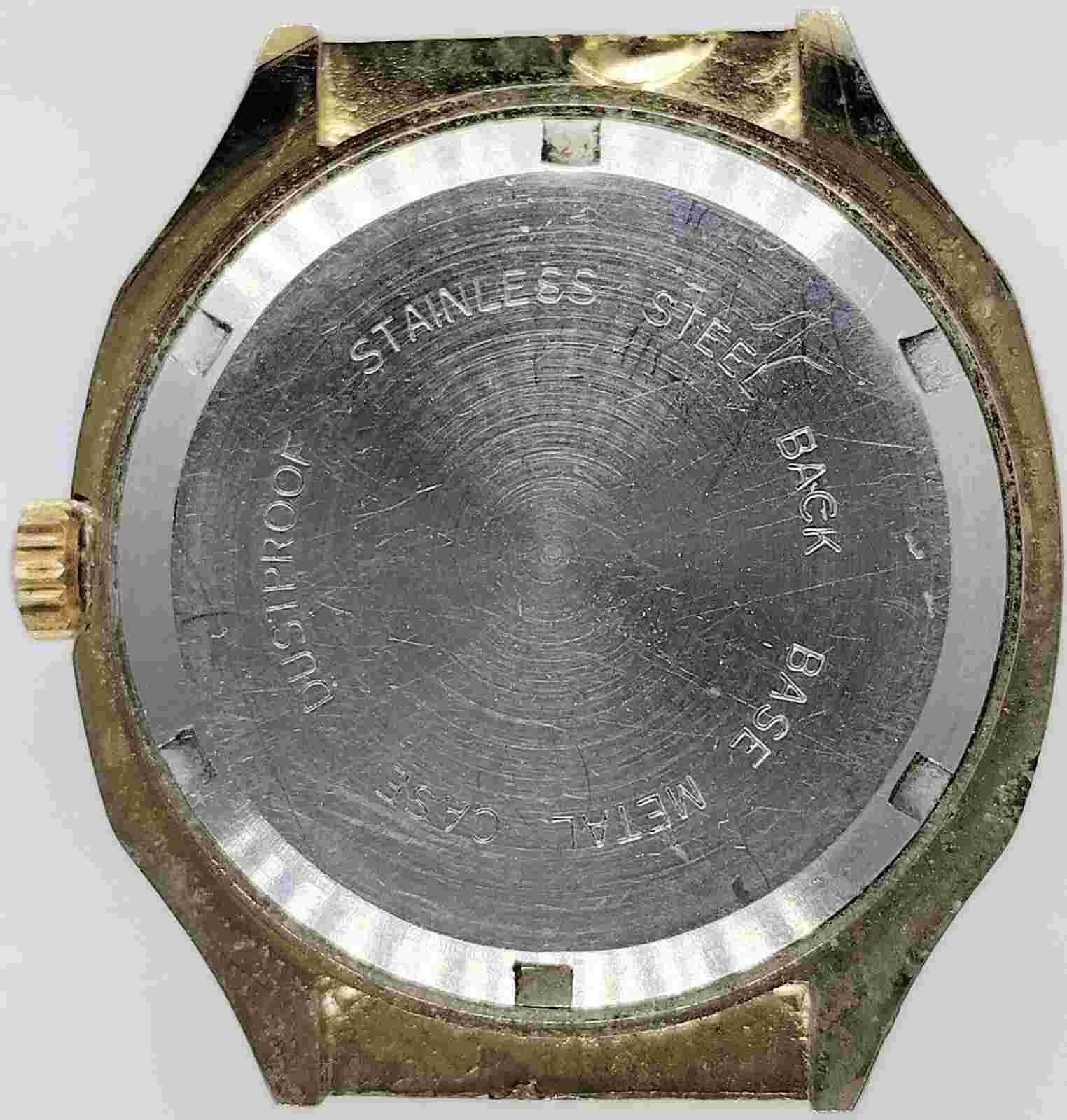 C740 mens Works Chalet Racing Checkered Manual Wind Movement Vintage Watch lot