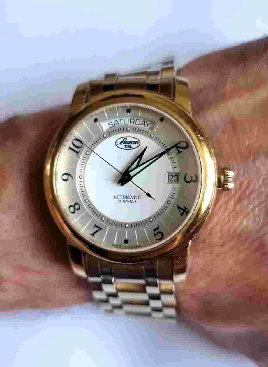 RARE Vintage wristwatch Buran V.M. Automatic made in Russia