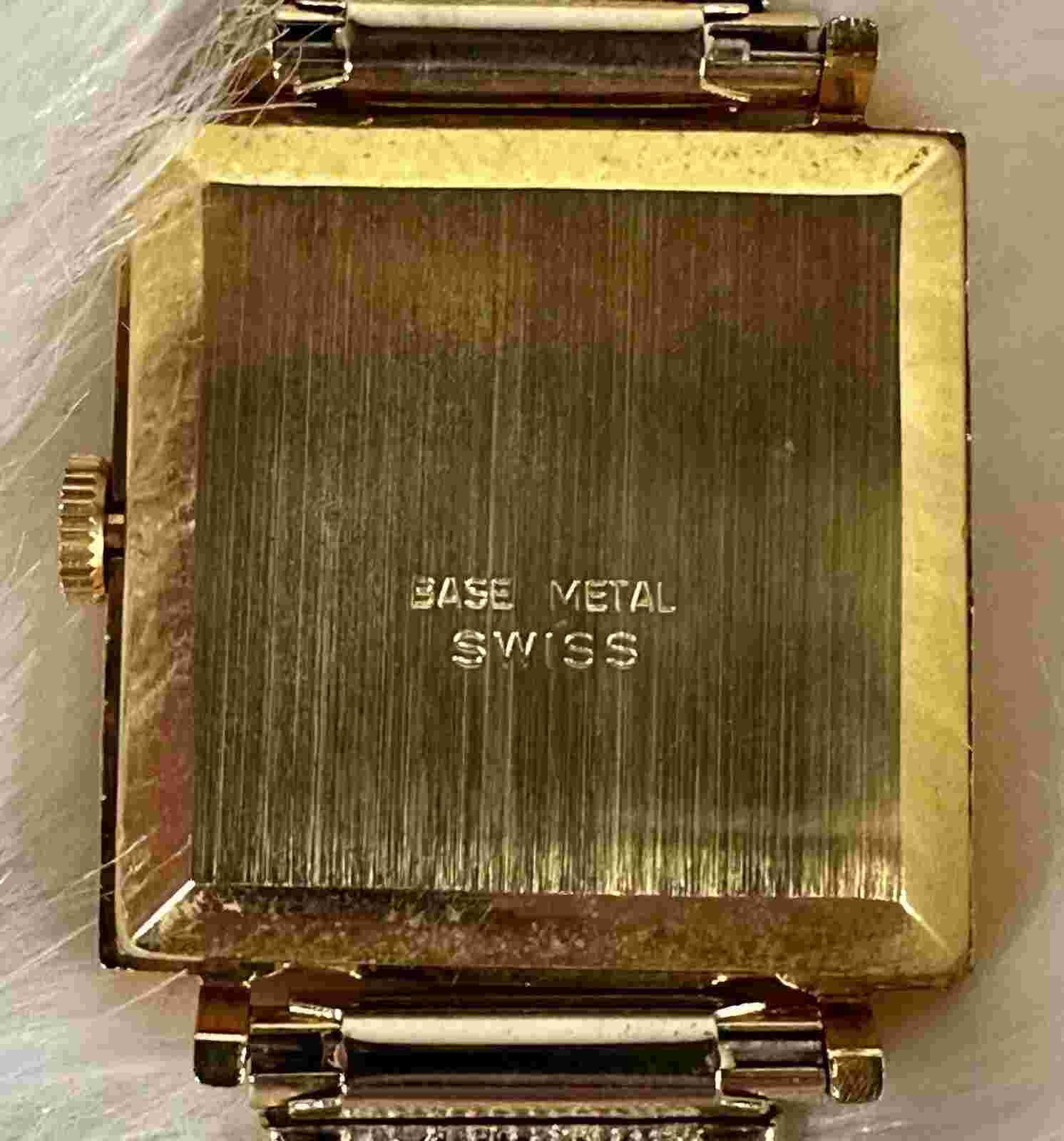 Men's Woldman Electra Watch Gold Tone Jeweled Quartz Gold Band