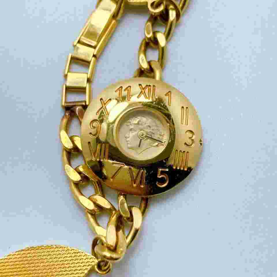 Karl Lagerfeld Vintage Watch Bracelet Working Genuine Cleaned