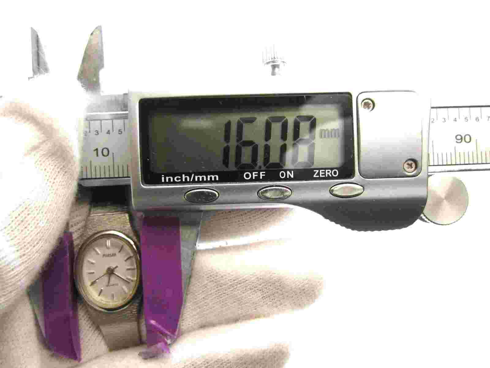 Vtg Sears Roebuck Phasar Quartz WR Analog 16mm Oval Watch (H199) "New Battery"