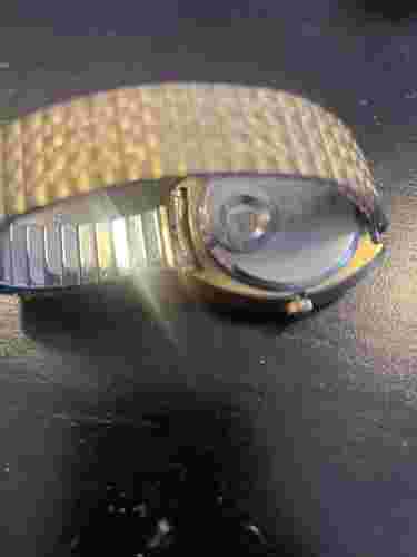 Vintage Waltham Watch Electrodyne Swissonic 9154 Gold Case