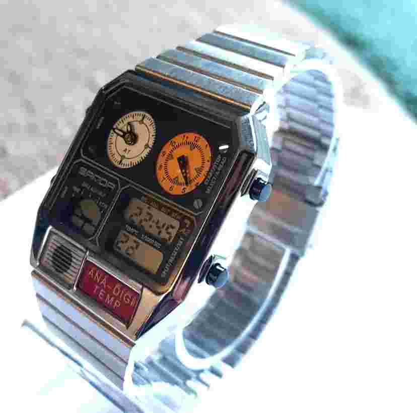SANDA 3192 Top Men's Youth Casual Square Electronic Watch Multi functional