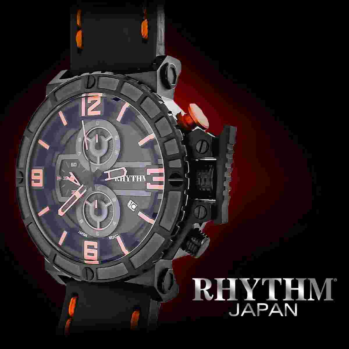 Rhythm Men's Sports Watch Stainless Steel Quartz Model I1401I06 Awesome
