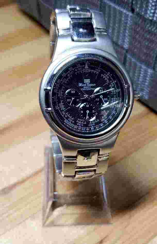 Mark Naimer Cronograph  Stainless Quartz Men’s Watch Water Resistant New