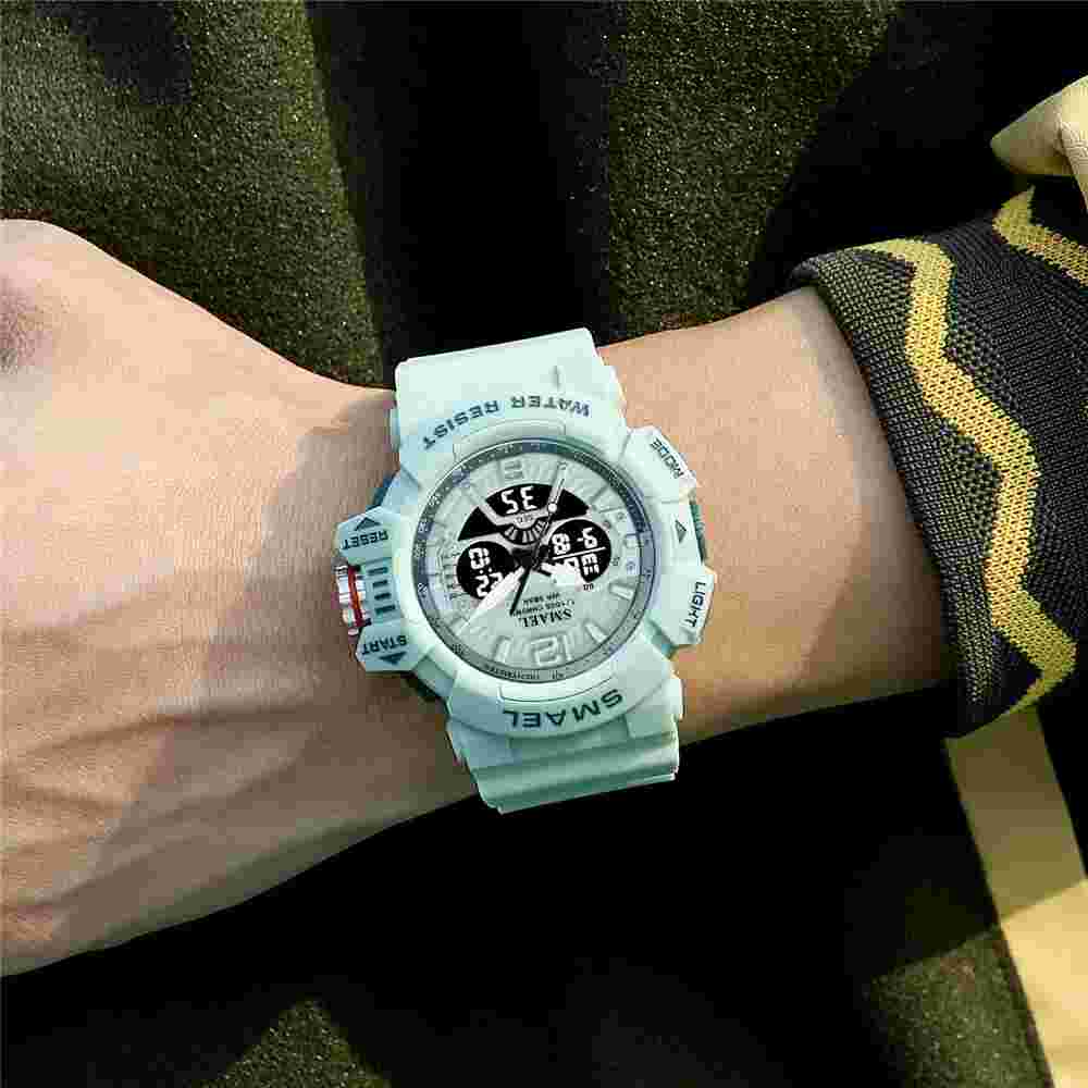 SMAEL Watch Fashion Men Digital LED Wristwatch Boys Stopwatch Sport Watches