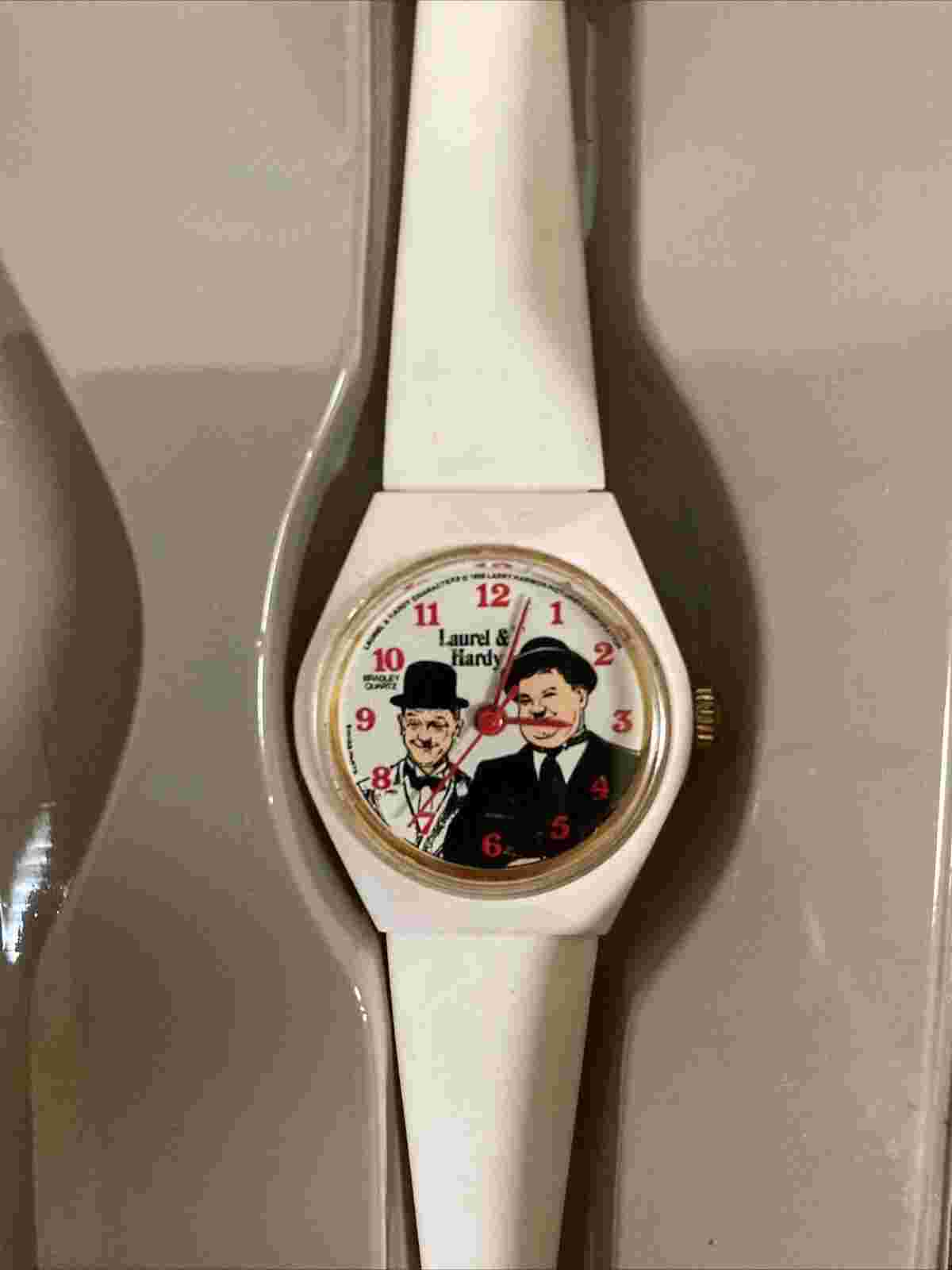 Laurel & Hardy The Oldies Quartz Watch Bradley Time In Packet 1986