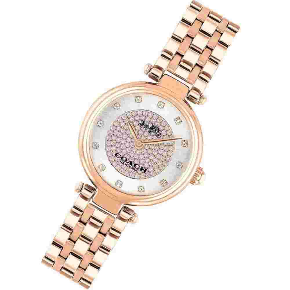 Coach Arden Rose Gold Stainless Steel Strap Women Watch 14503736