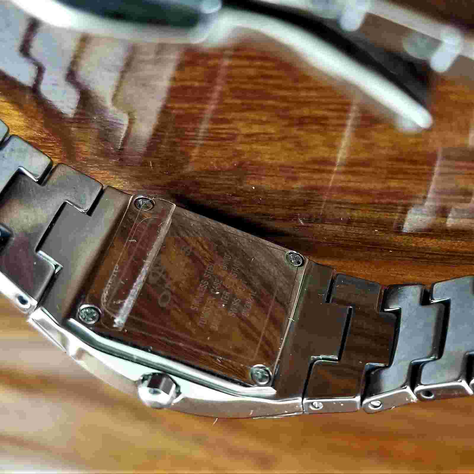 New Women's Diamond ONISS Tungsten Steel Watch Black Dial