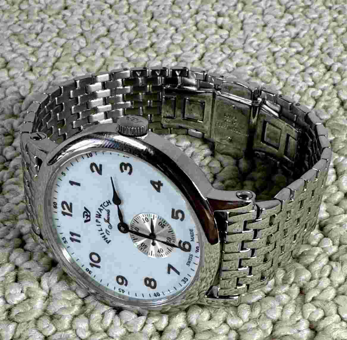 Philip Watch High Grade Swiss Mechanical Inspiration Ronde, New in Box RARE VTG.