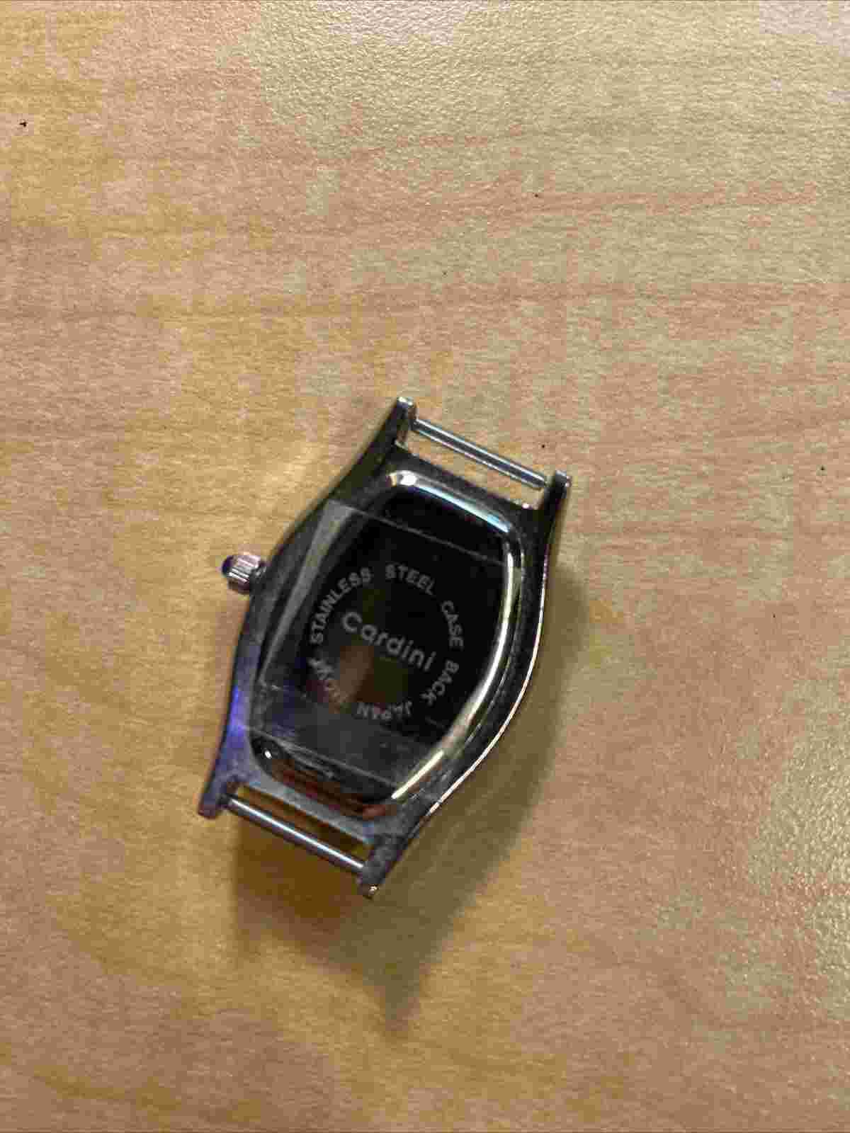 Cardini Watch With Blue Stone And Rhinestones Japan Epson Jewlery Accessory