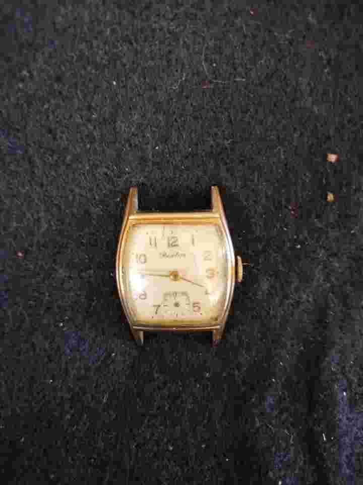 Vintage 1950's Rexton Men's Wristwatch For Repair Or Parts