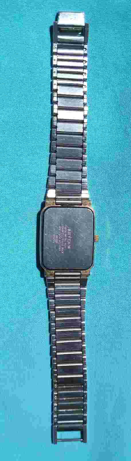 VINTAGE 1970s RHYTHM QUARTZ JAPAN WATCH WRISTWATCH ORIGINAL METAL STRAP