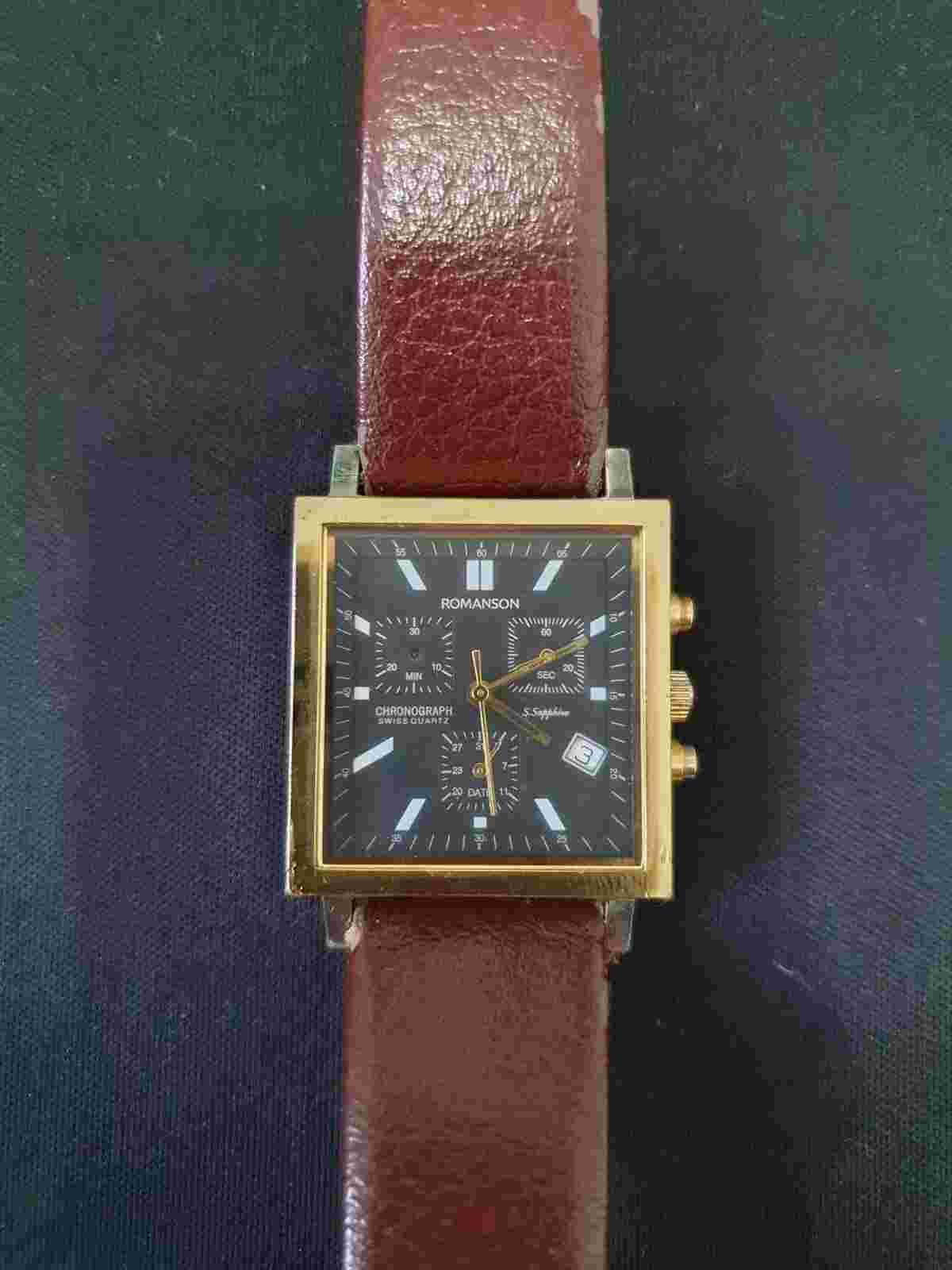 Romanson Opus UL2118MW(BK) Chronograph Watch